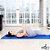 Tapete Colchonete de Ginástica Exercícios Yoga MatFit - Azul - Imagem 4