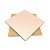 Placa em Fibra Cobreada Virgem Face Simples 10x10cm - Imagem 1