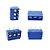 Conector Borne KRE 3 Vias Azul - Imagem 2