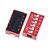 Chave DIP Switch Vermelho 2 4 6 e 8 Vias - Imagem 4