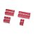Chave DIP Switch Vermelho 2 4 6 e 8 Vias - Imagem 1