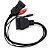 Cabo adaptador FIAT OBD2  3/16 pinos Fiat Alfa Romeo Lancia - Imagem 1