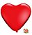 Balão Peq Coração Vermelho - 5un - Imagem 2