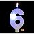 Vela Luxo de Aniversário com LED - pisca pisca (multicor) - Imagem 7
