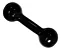 Halter peso bola 8KG Emborrachado (Unid) - Imagem 3
