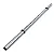 Barra Tubular 1,20m em Aço Carbono com Presilhas - Imagem 1
