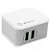 CARREGADOR INTELIGENTE PORTATIL 2 USB PORTAS AUTO-ID 2.4 A  + CABO LIGHTNING IPHONE - A1022 - Imagem 3