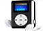 MINI MP3 PLAYER CLIP VISOR LCD COM RÁDIO FM + FONE DE OUVIDO E CABO USB - Imagem 1