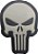 Patch justiceiro punisher Emborrachado Airsoft - Imagem 2