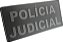 Tarja Emborrachado Policia Judicial Costas 18x10 cm - Imagem 1