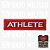 Athlete - Atleta Emblema Patch Bordado Tarjeta Com Velcro - Ponto Militar - Imagem 1