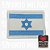 Bandeira De Israel Patch Bordado 7x5cm - Imagem 2