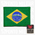 Bandeira Do Brasil Patch Bordado  7x5cm - Ponto Militar - Imagem 1