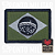 Bandeira Do Brasil Patch Bordado  7x5cm - Ponto Militar - Imagem 4