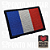 Bandeira Da França Patch Bordado 7x5cm - Ponto Miliar - Imagem 1