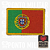 Bandeira De Portugal Patch Bordado  8x5,5cm - Ponto Militar - Imagem 1