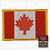 Bandeira da Canadá Patch Bordado  8x5,5cm - Ponto Militar - Imagem 4