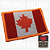 Bandeira da Canadá Patch Bordado  8x5,5cm - Ponto Militar - Imagem 2