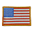 Bandeira Do Estados Unidos EUA Patch Bordado  8x5,5cm - Ponto Militar - Imagem 4