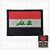 Bandeira do Iraque Patch Bordado 7x5cm - Ponto Miliar - Imagem 1