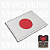 Bandeira do Japão Patch Bordado 7x5cm - Ponto Militar - Imagem 2