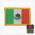 Bandeira Do México Patch Bordado  8x5,5cm - Ponto Militar - Imagem 1