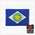 Bandeira Estado Mato Grosso Patch Bordado 7x5cm - Ponto Militar - Imagem 1