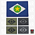 Bandeira De Mato Grosso Patch Emborrachado 7x5cm - Ponto Militar - Imagem 1