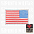 Bandeira do Estados Unidos EUA Patch Bordado 7x5cm - Ponto Militar - Imagem 1