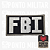 Emblema FBI Patch Bordado Costas 16x8,5cm - Ponto Militar - Imagem 3