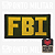 Emblema FBI Patch Bordado Costas 16x8,5cm - Ponto Militar - Imagem 5