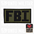 Emblema FBI Patch Bordado Costas 16x8,5cm - Ponto Militar - Imagem 1