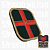 Emblema Tag Médico Patch Bordado 8x7cm - Ponto Militar - Imagem 2