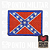 Bandeira Dos Confederados EUA Patch bordado 7x5 - Ponto Militar - Imagem 1