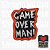 Game Over Man! - Jogo Acabou Cara Patch Bordado - Imagem 1