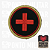 Médico Emblema Grande Redondo Patch Bordado 10,5cm - Ponto Militar - Imagem 1