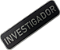 Tarja Investigador Polícia Civil Emborrachado C/Velcro Ponto Militar - Imagem 1