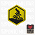 Emblema Mountain Bike Ciclismo Patch Bordado - Ponto Militar - Imagem 4