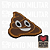 Emoji Coco Tático Patch Divertido Bordado - Ponto Militar - Imagem 2