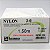 FIO SUTURA NYLON MONOFIL PRETO 3-0 SEM AGULHA 1,5 m - Imagem 2