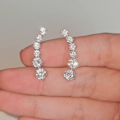 Brinco Earcuff Diamond Prata925 - Imagem 5