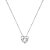 Colar Moissanite Coração - Imagem 1
