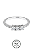 Anel Diamond Degrade Prata925 - Imagem 1