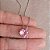 Colar Coração Kunzita Rosa - Imagem 3
