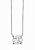 Colar Moissanite Ponto de Luz Prata925 6mm - Imagem 1