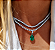 Pingente Prata925 Gota Esmeralda - Imagem 4