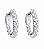 Brinco Argola Fine Prata925 4garras - Imagem 1