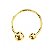 Pulseira Bracelete Esferas Gold - Imagem 1