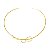 Colar Aro Laço Gold - Imagem 1