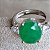 Anel Prata925 Esmeralda Fusion Oval - Imagem 5